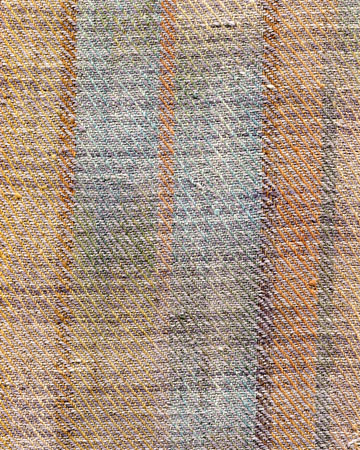 Warp-painted twill, natural dyes