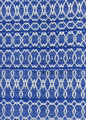 8-shaft supplementary weft - blue and white