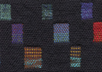 Double-weave color sampler
