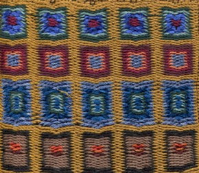 8-shaft multicolor boundweave