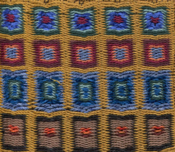 8-shaft multicolor boundweave