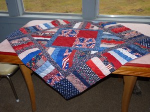 lap quilt for VA hospital