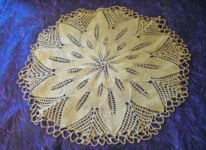 knit doily