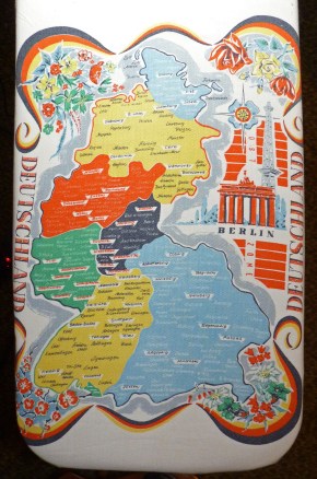 West German tablecloth detail