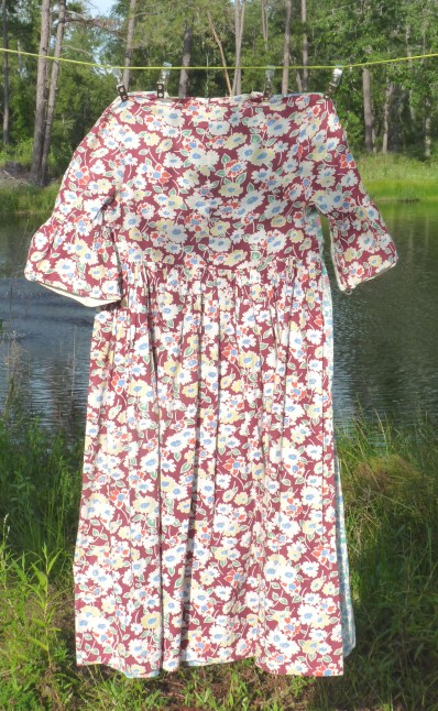 Child's Flour Sack Dress, back