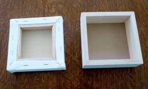 canvas and cradle board back