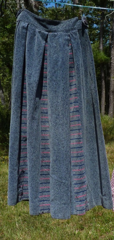 corduroy skirt from 1950s
