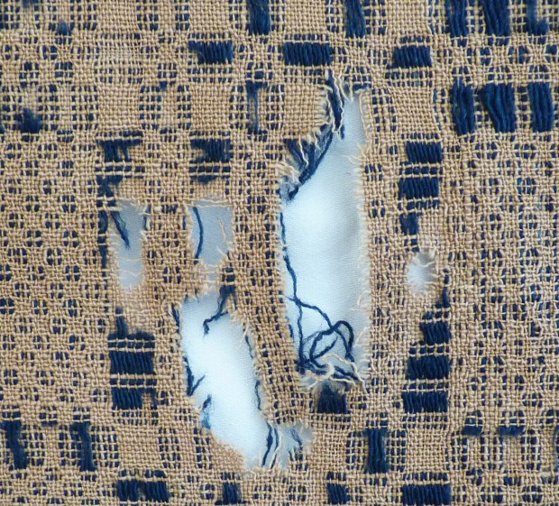 close-up of threads