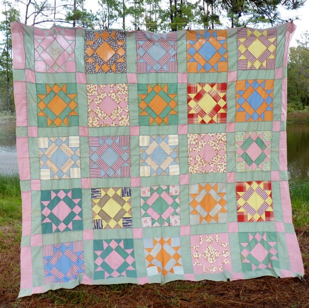 Vintage hand-pieced top