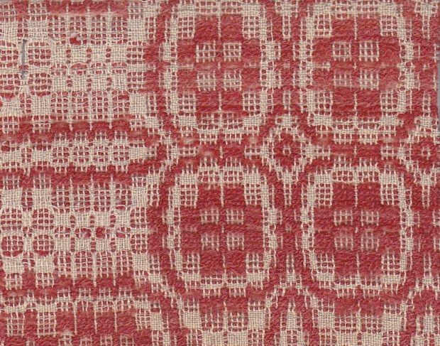 antique coverlet scrap