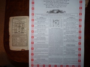 side-by-side almanacs