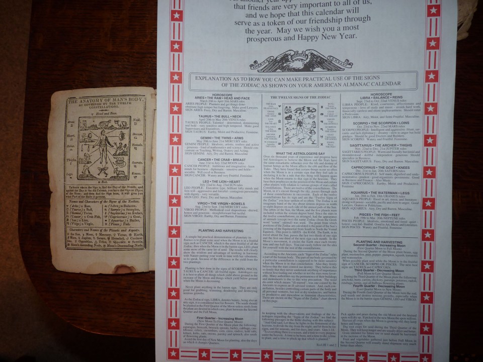 side-by-side almanacs