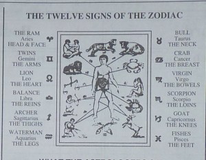 diagram of zodiac