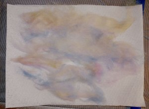 thinly spread fibers