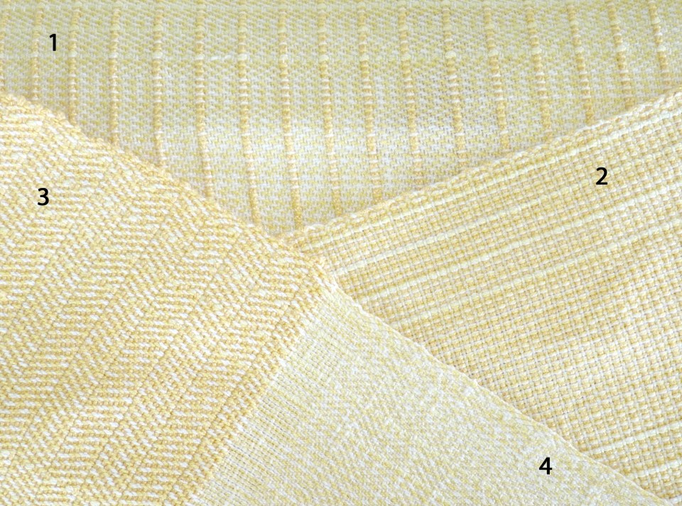 cotton samples after