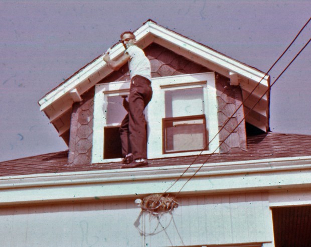 painting a dormer
