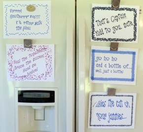 fridge signs
