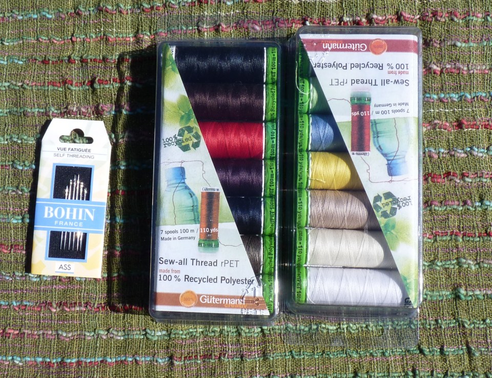 thread needles cloth