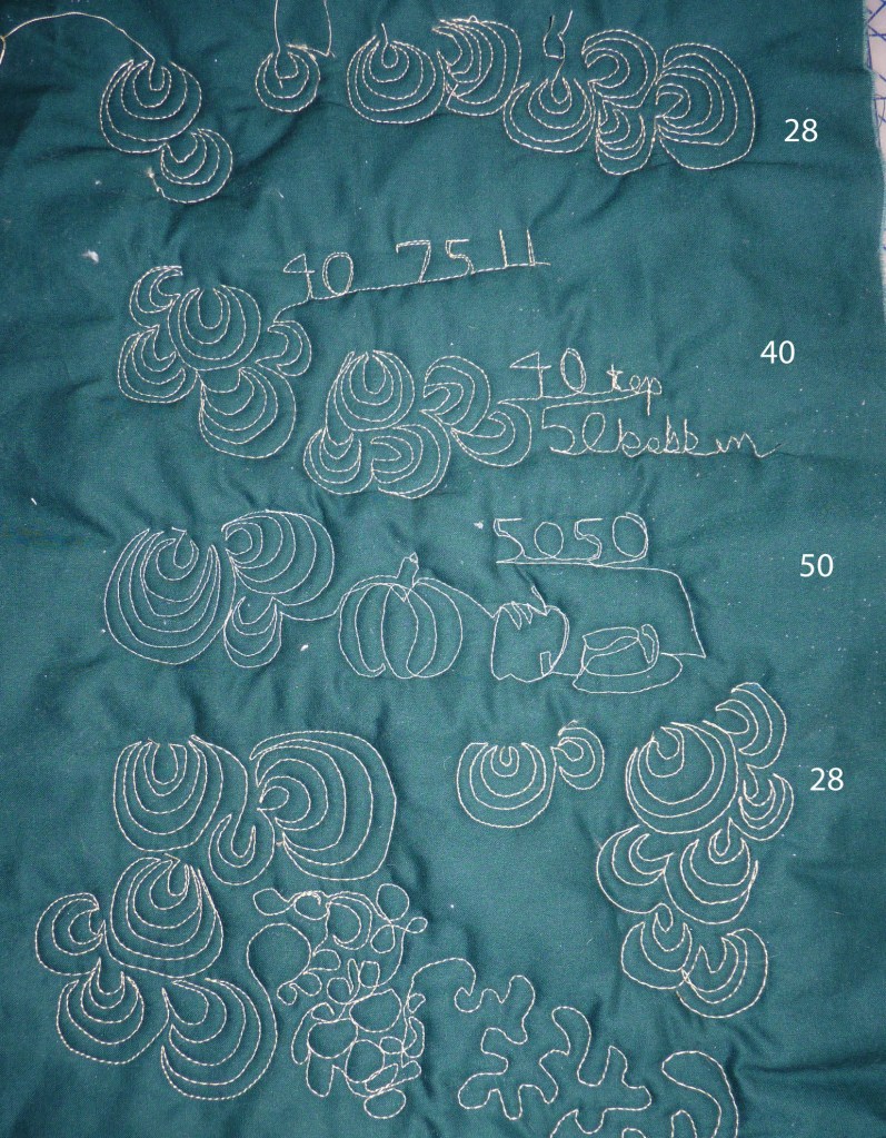 thread size sampler