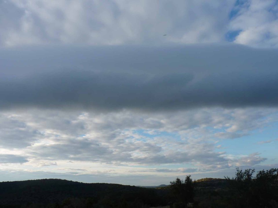clouds looking south
