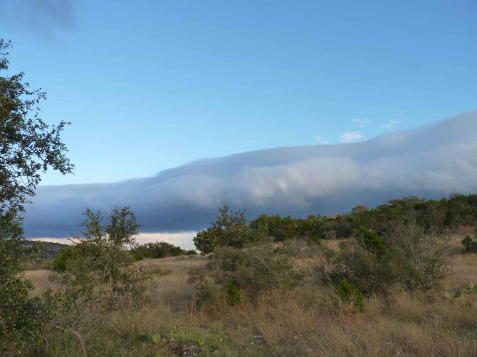 cloud bank in the northwest