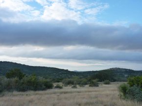 clouds to the south.