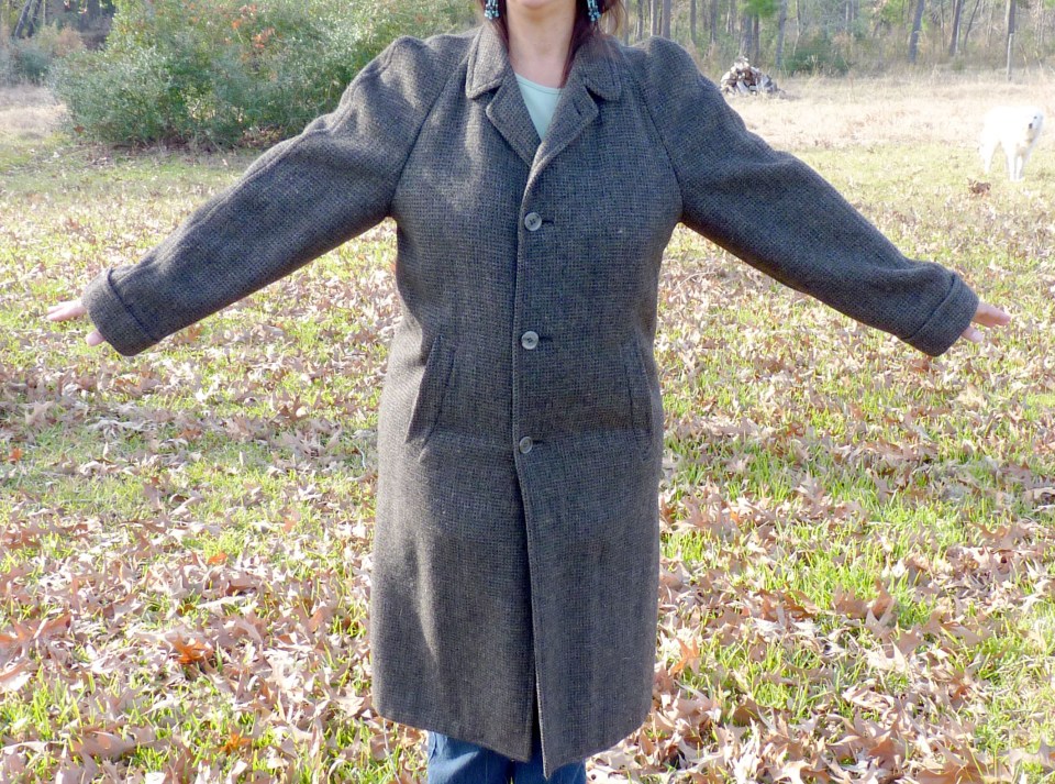 tweed coat