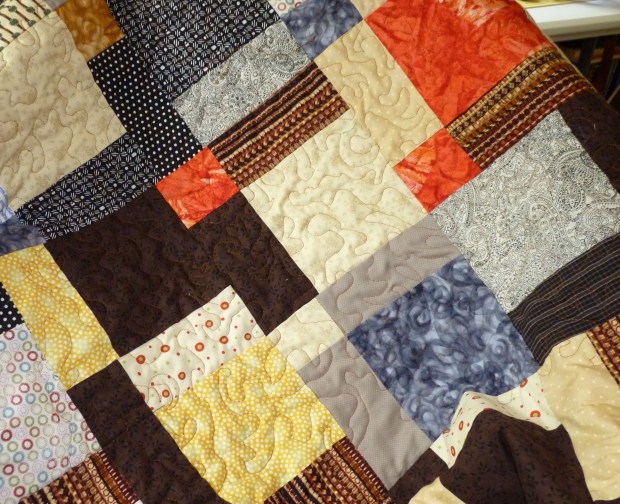 quilt blocks with some stitching