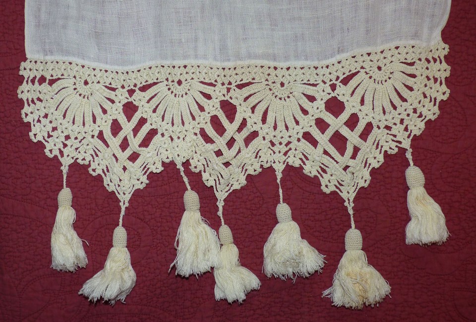 crocheted trim