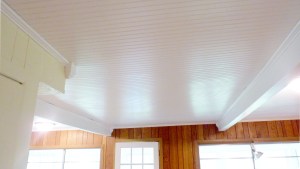 beadboard ceiling