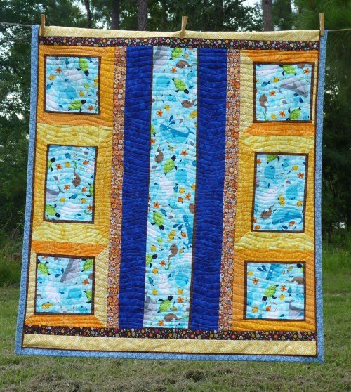 middle-sized quilt
