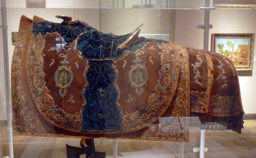 embroidered saddle
