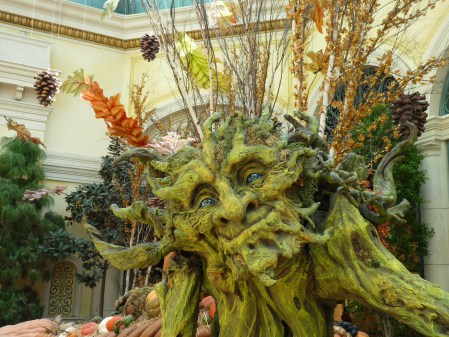 Green Man sculpture