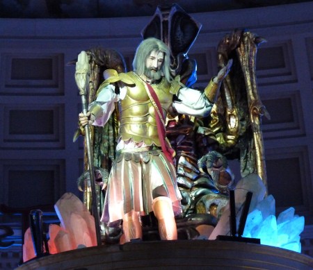 Animatronic "Greek god"