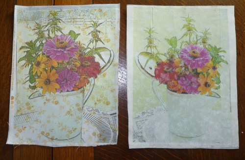 I like the subtle effects that the two different fabrics give.