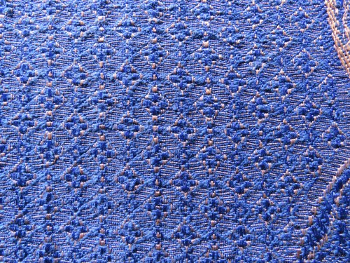 The pattern of the border sections.