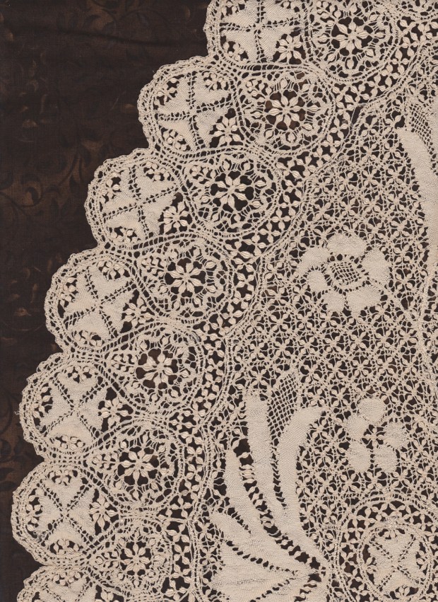 Close-up of the lace.