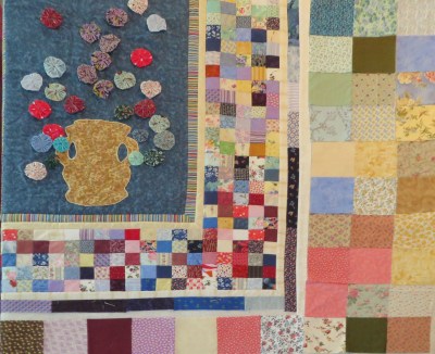 Trying out larger squares around the sides.