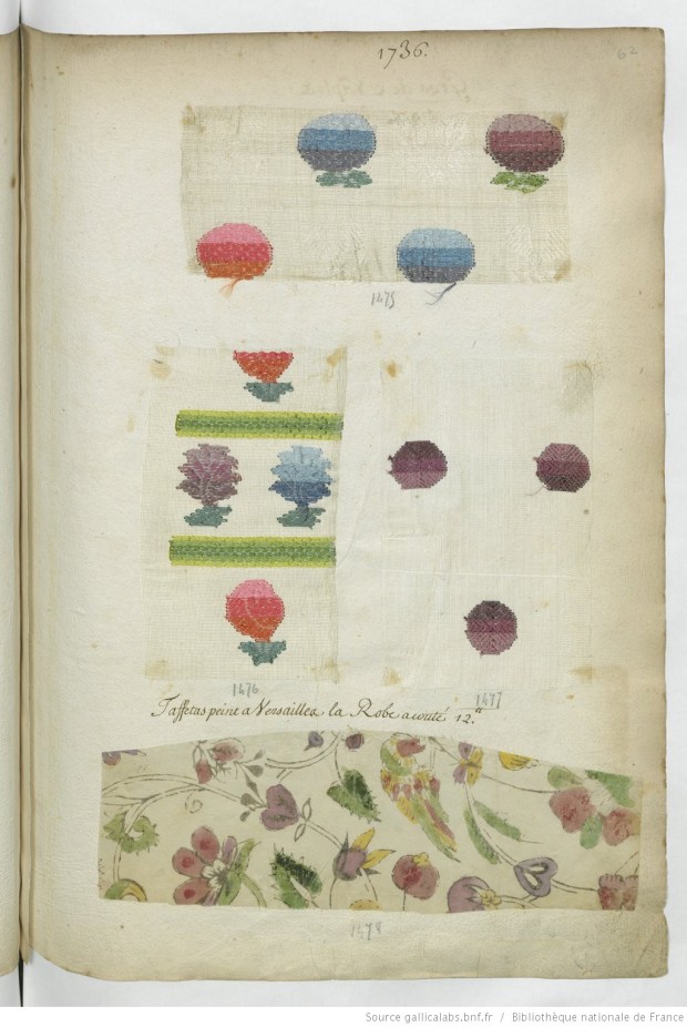 Painted textiles called indiennes.