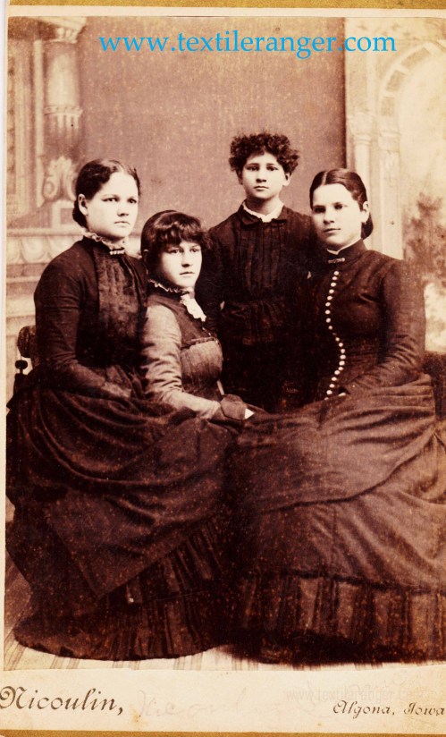 This is one of my all-time favorites.  When I look at it, I see Meg, Amy, Jo, and Beth from Little Women.