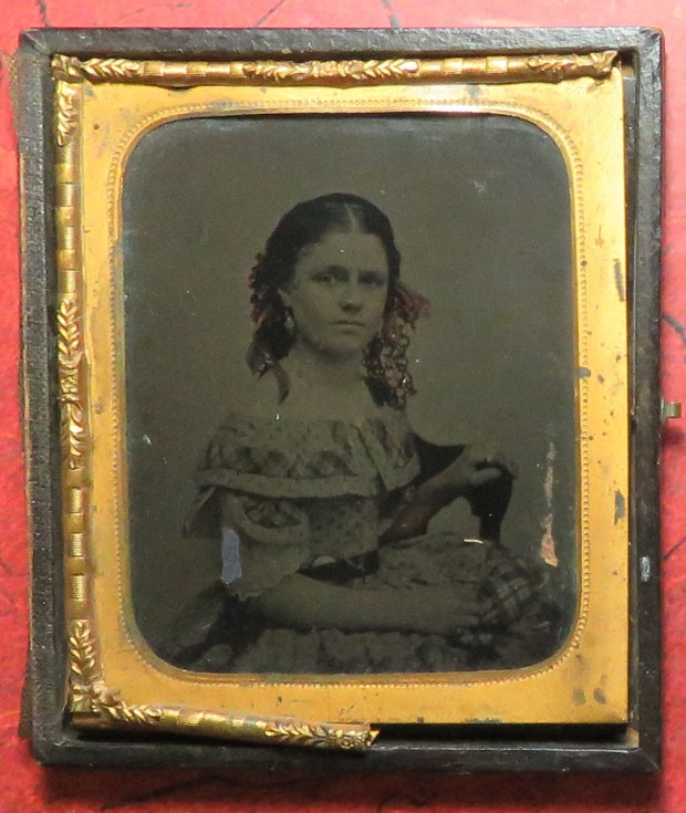 Young belle, circa 1859.