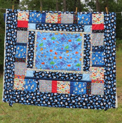 Dedication quilt.