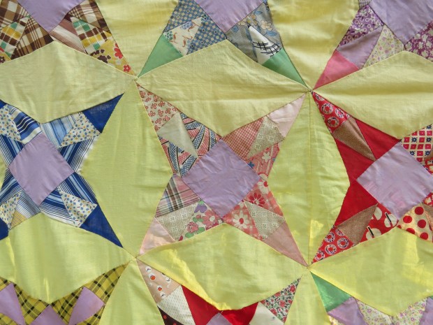 Kaleidescope detail. I love buying tops that are so much more intricate than anything I can do.