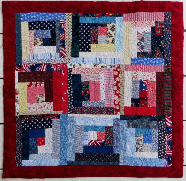 Another set of scraps find their quilt destiny.