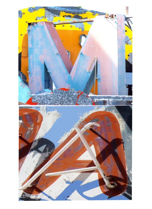 I printed two letters per page of printer fabric.