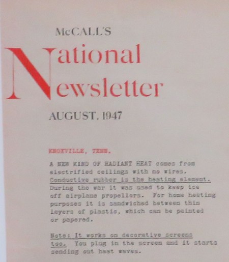 The radiant-heat-in-your-ceiling blurb.