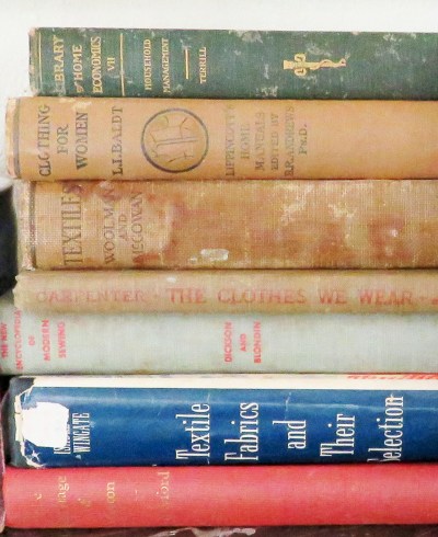 A close-up of some of the titles.