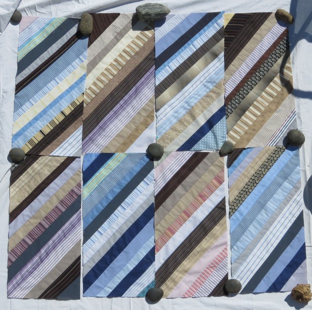 Eight "forward slash" blocks.