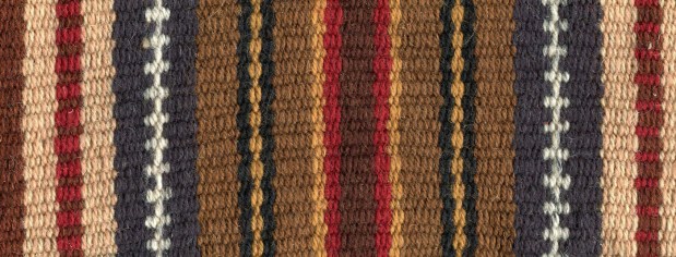 My warped-faced rug from about 25 years ago, based on one in Handwoven magazine.