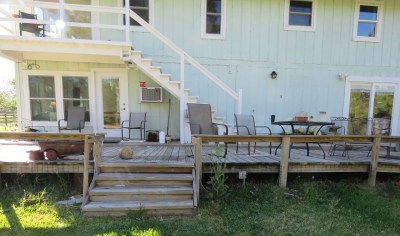 Old deck needs replacing.